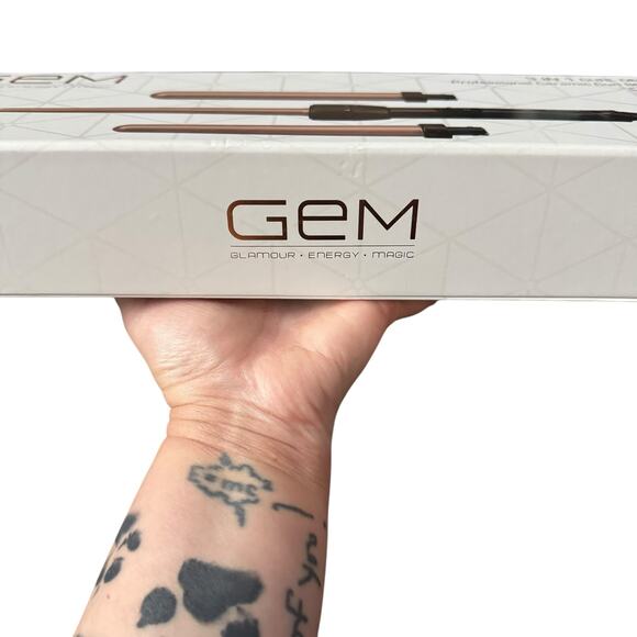 GEM 3 in 1 CURL Designer Professional Ceramic Curler Styling Iron New In Box NIB - Picture 5 of 16
